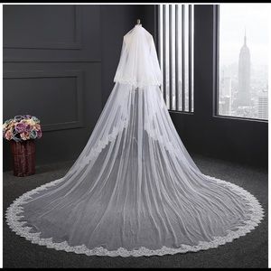 Ivory 2 tier Veil 11.5 feet